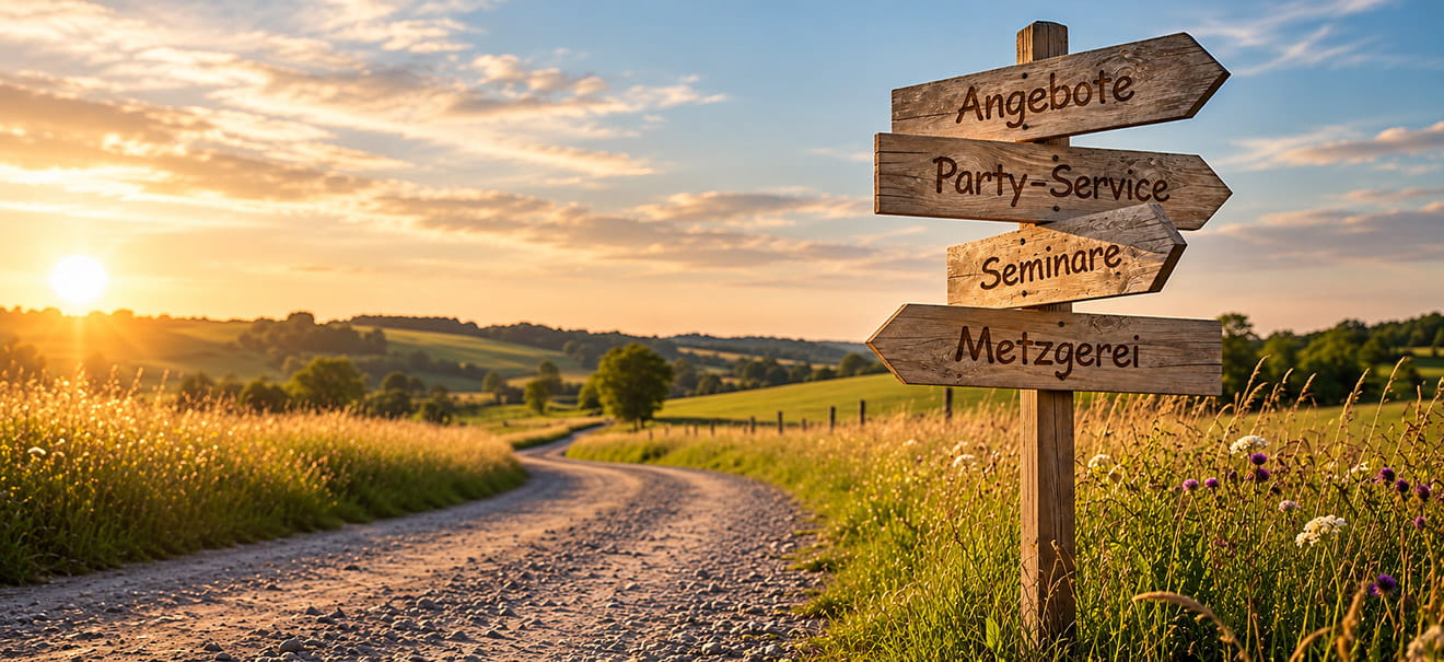 Außenansicht der Metzgerei Kirchschlager in Dorf-Erbach